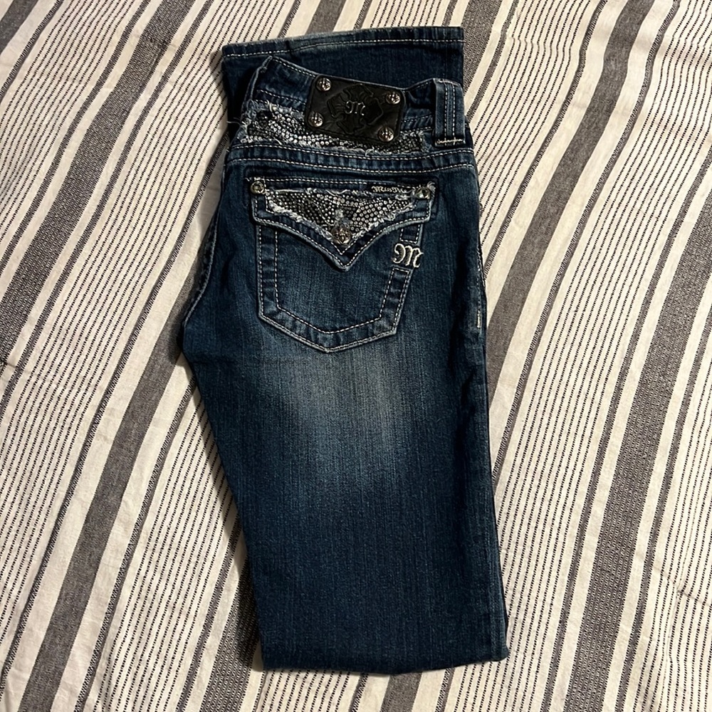 Miss Me bootcut jeans. Barely worn